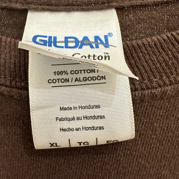 Vintage Phoenix SKI Club Graphic Long Sleeve T-Shirt Brown Cotton Shirt Size XL - Picture 4 of 6